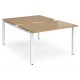 Adapt 1600mm Deep Sliding Top Back to Back Bench Desk